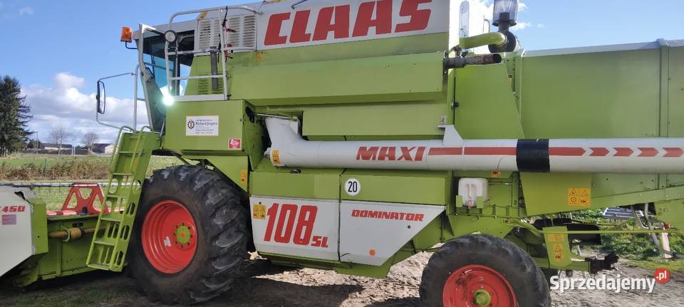 Kombajn zbożowy Claas Dominator 108SL Maxi lubelskie Lublin