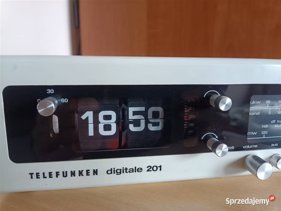 Radiobudzik klapkowy Telefunken Digitale 201 Tarnobrzeg sprzedam