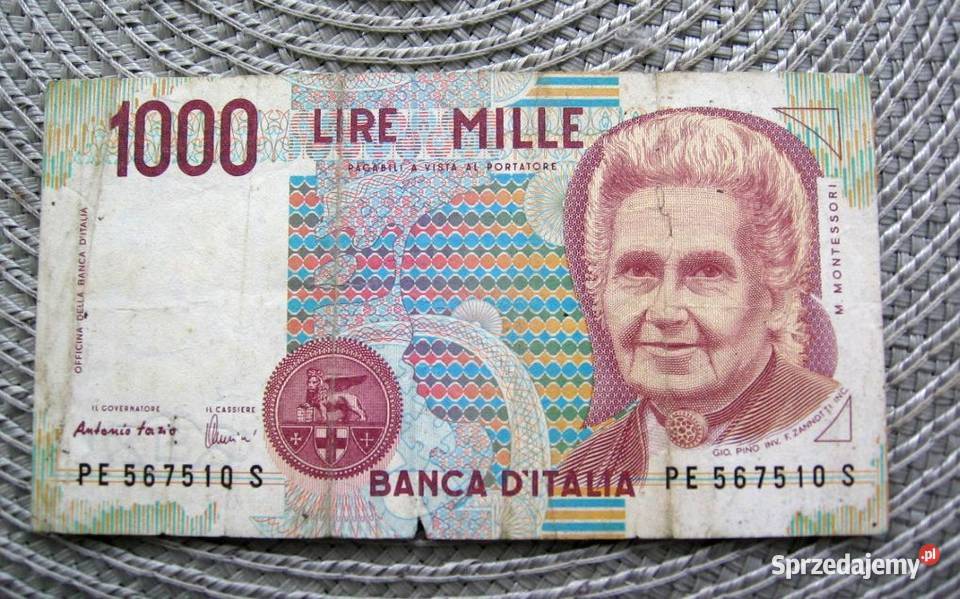 Włochy 1000 Lirów 1990r