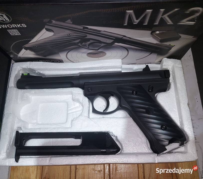 Replika Pistolet Ruger MK2 ASG Co2 gazowy małopolskie