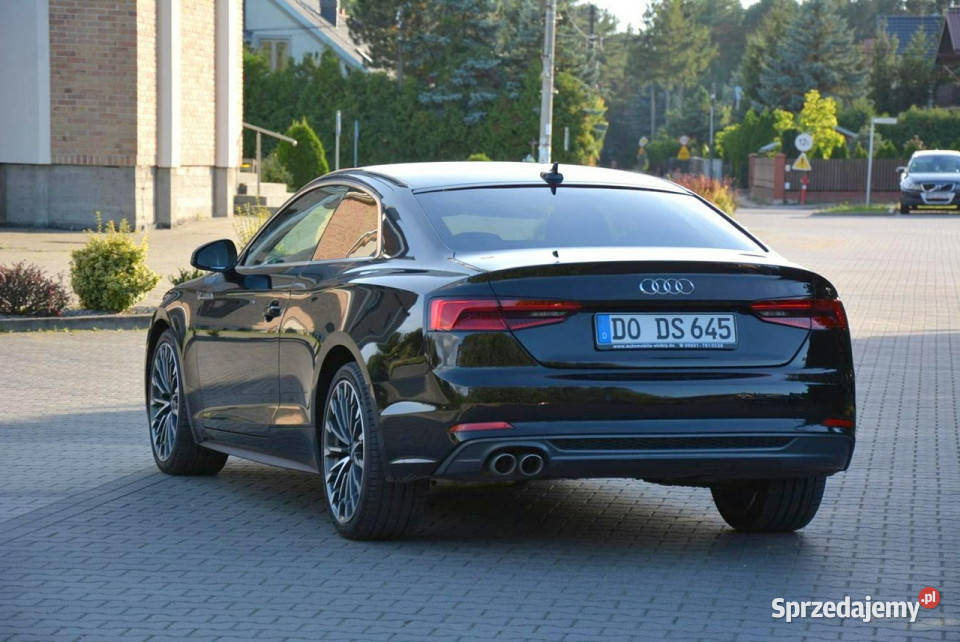 Audi A5 Coupe SLine Virtual Cockpit Led Navi MMI przyciemniane szyby Ostrów Mazowiecka