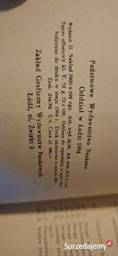 Niskonakładowe II wydanie 1984 Drogi kołowe i Łęczyca sprzedam