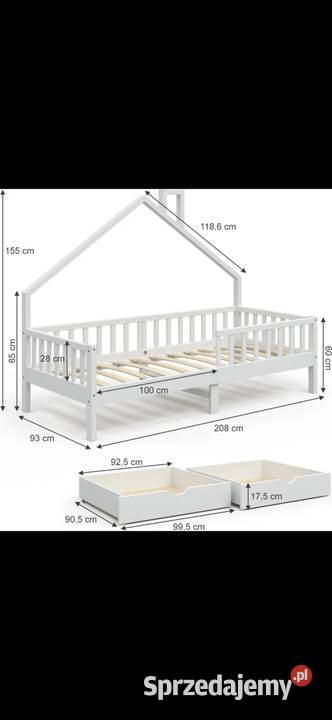 Łóżko domek dziecka 200x99 Meble Zgierz