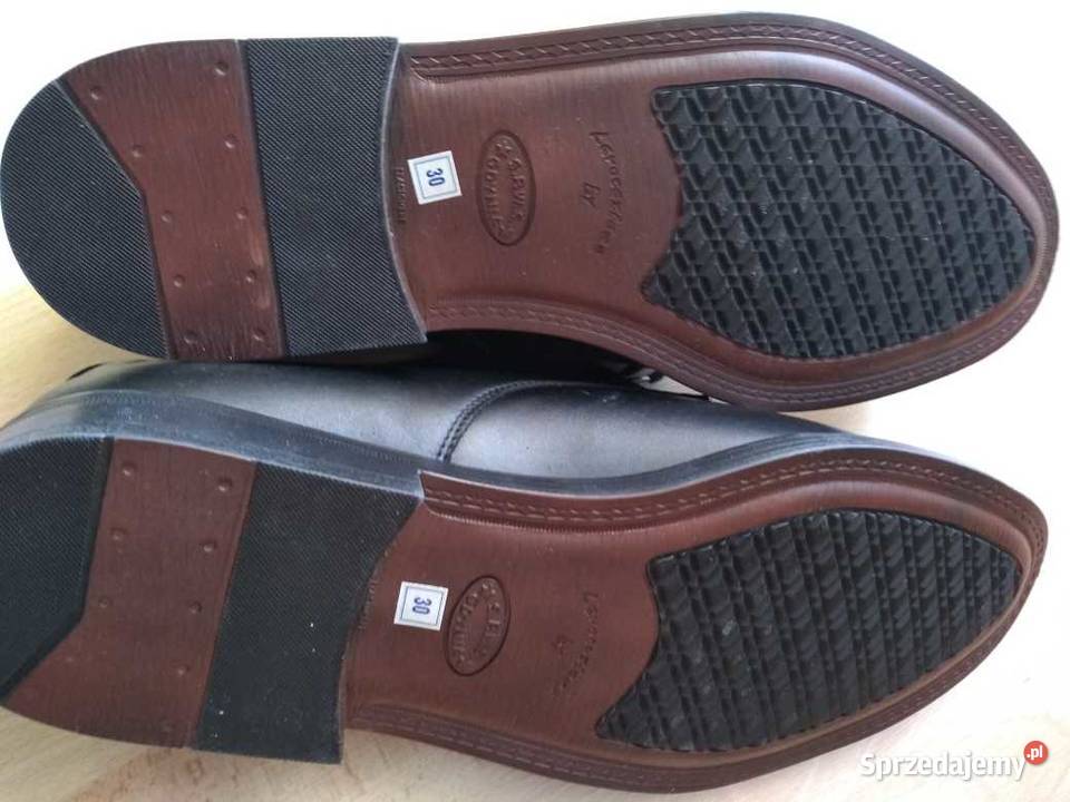 Skórzane Polskie Buty Półbuty 30cm Półbuty Gorlice