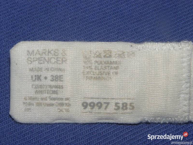 Biustonosz Stanik 38E 85E Marks Spencer Miękki Siedlce