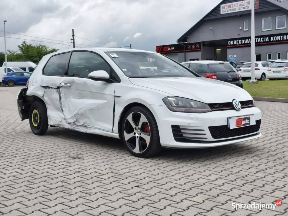 Volkswagen Golf GTI 20 benzyna 220 xenon ledy biały Kęty