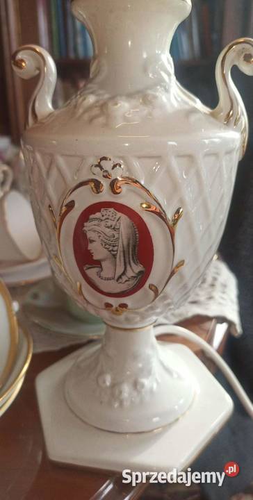 Lampka elektryczna Medalion Pporcelana Gdańsk