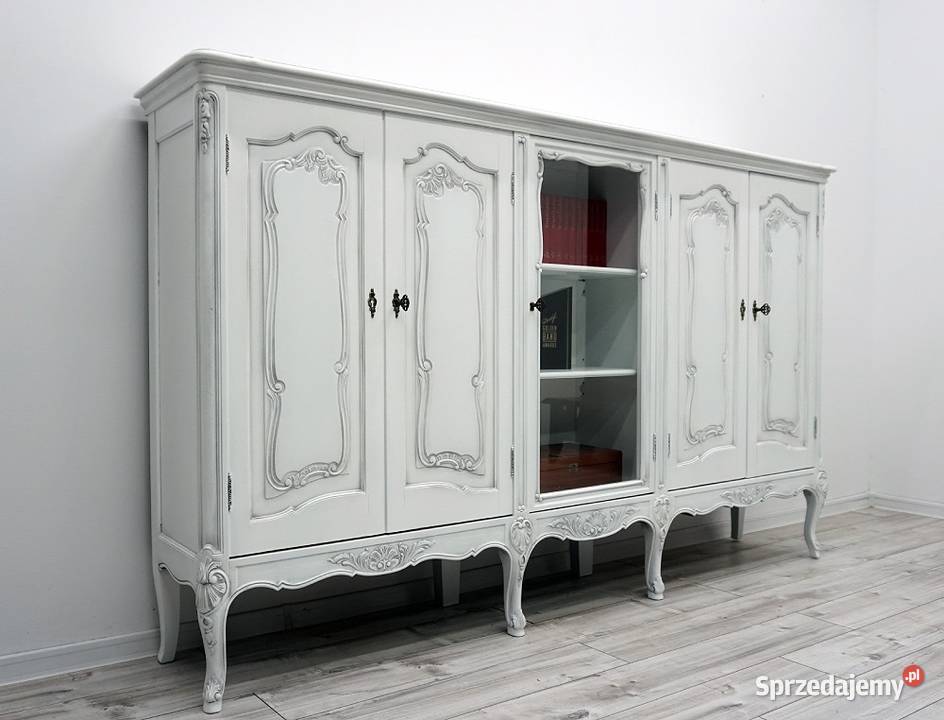 Antyczna biblioteka shabby chic renowacji 38cm Meble Jerka