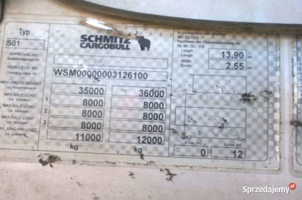 SCHMITZ SCB S01 2010 Warszawa