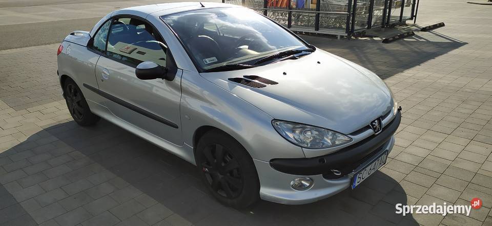 Peugeot 206 CC srebrny 206 CC Częstochowa