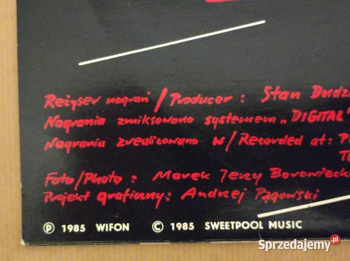 1985 You Are the One Baden Baden Płyta sprzedam