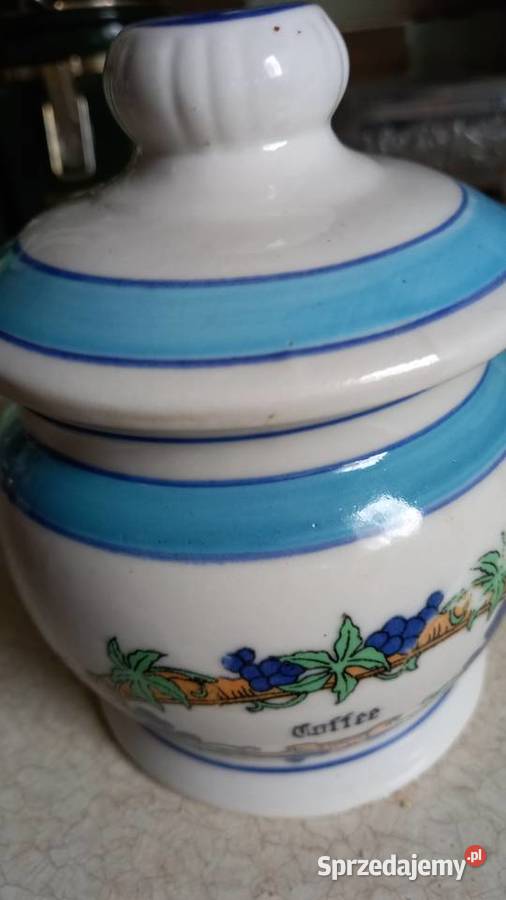 Pojemnik porcelanowy wys 14 Warszawa