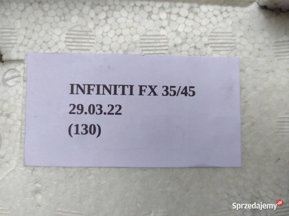 ABSORBER PIANKA ZDERZAKA PRZÓD INFINITI FX35 osobowe Nowy Tomyśl