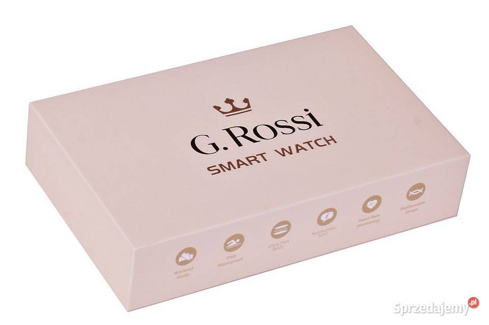 Zegarek damski smartwatch GRossi SW0143 srebrny damskie sprzedam