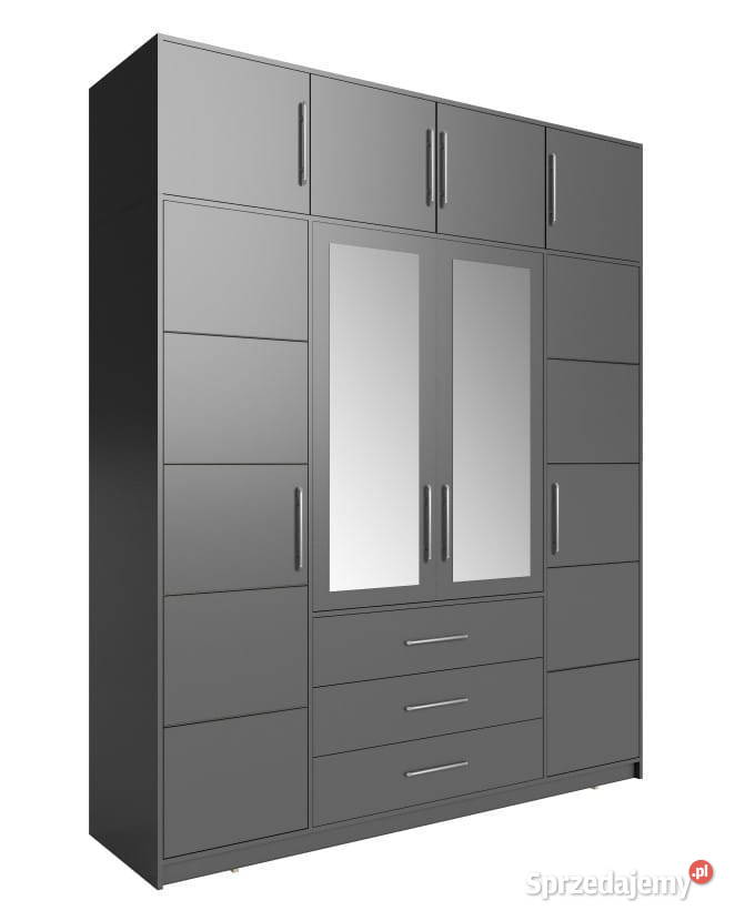 Szafa Bali D4 z opcją nadstawki 4 kolory lustra łódzkie Wieruszów