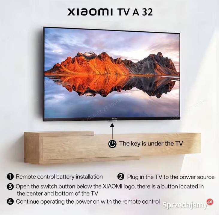 Telewizory Xiomi 32cale nowy