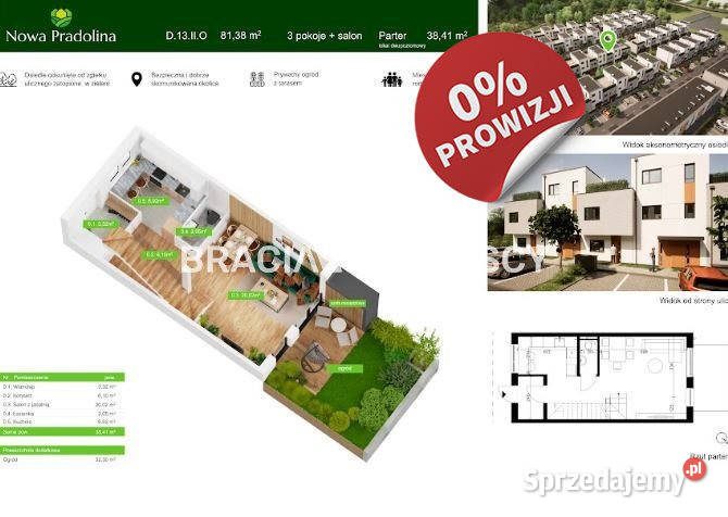 Mieszkanie Tarnów Skrzyszowska 8138m2 4pokojowe miejsce parkingowe Sprzedaż