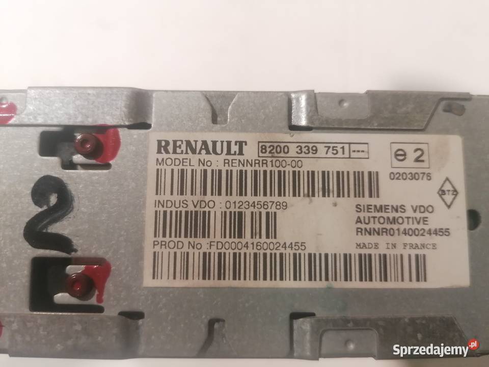 nawigacja czytnik GPS 8200339751 Renault Espace Piotrków Trybunalski sprzedam