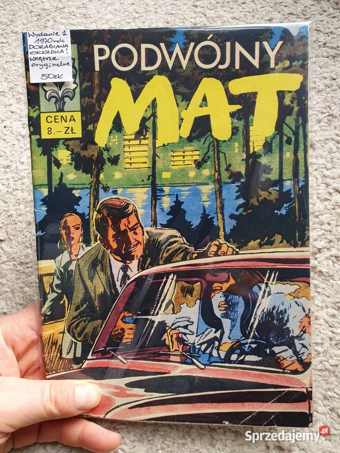 Kapitan Żbik Podwójny Mat wydanie 1 1970 pomorskie Gdynia