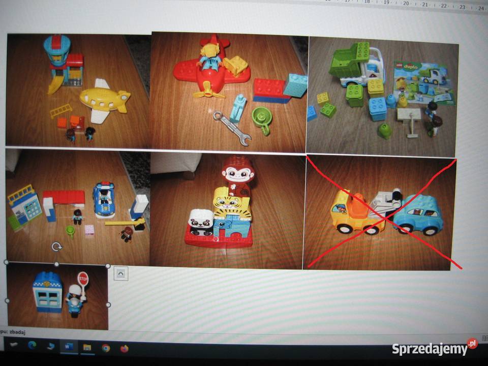 Klocki Lego Duplo 6 zestawów na foto w jednego