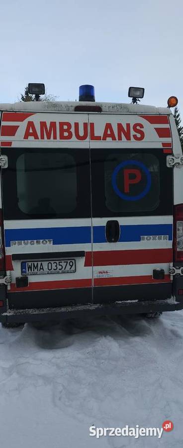 Ambulans karetka Peugeot Boxer 30 hdi salon PL Peugeot warmińsko-mazurskie