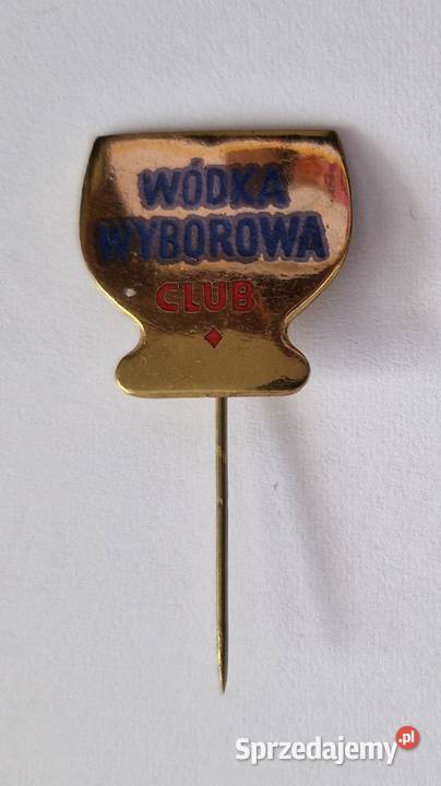 Wódka wyborowa Club przypinkapin na szpilkę mazowieckie Warszawa