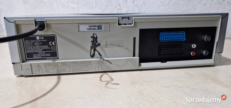 Video magnetowid LG 6 head LV 3767 LV3767 Pilot wielkopolskie Międzychód