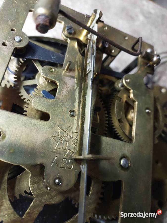 142 Zestaw mechanizm starego zegara Junghans A20 pomorskie Tczew