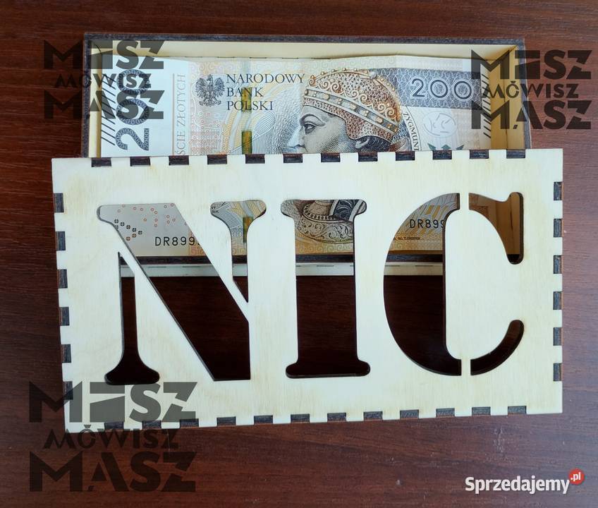 udełko na kasę hajs pieniądze Mikołaja otwierane wielkopolskie Racot