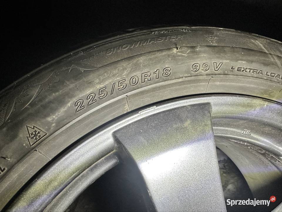 Opony zimowe na alufelgach ori VAG 5x112 2255018 Brzezinki