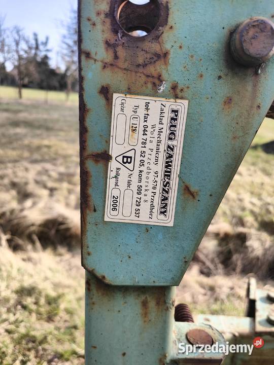 Pług czteoskibowy Wola Zadybska sprzedam