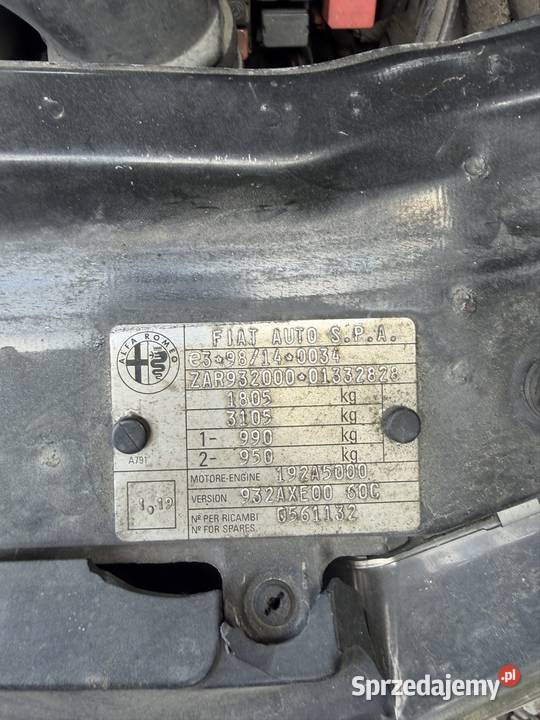 Alfa 156 lift części Łódź