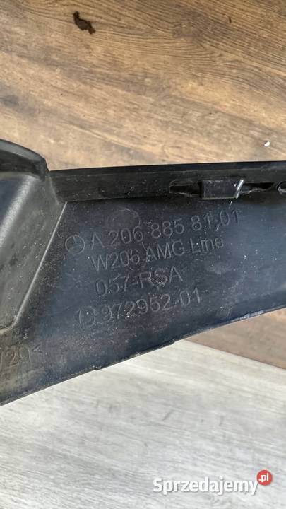 MERCEDES CKLASA 206 AMG WZMOCNIEIE ZDERZAKA Gorzów Wielkopolski sprzedam