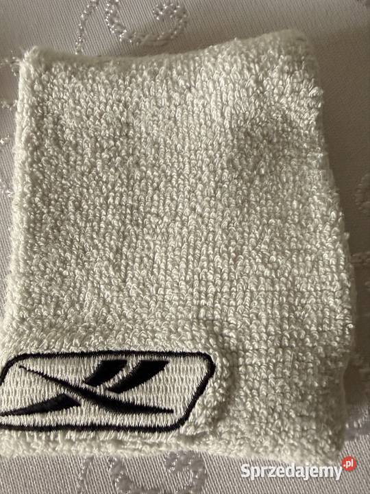 Frotki Reebok vintage lata 90 białe opaski na