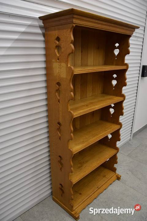 regał z drewna dębowego super stan Olsztyn sprzedam