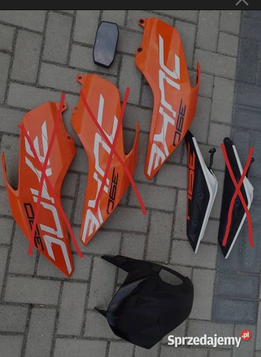KTM 390 duke owiewka panel licznik błotnik Nowy Tomyśl
