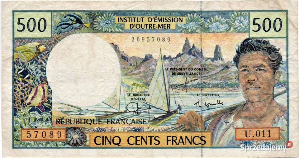 TAHITI 1992500 frankówP1e wysyłka Człuchów sprzedam