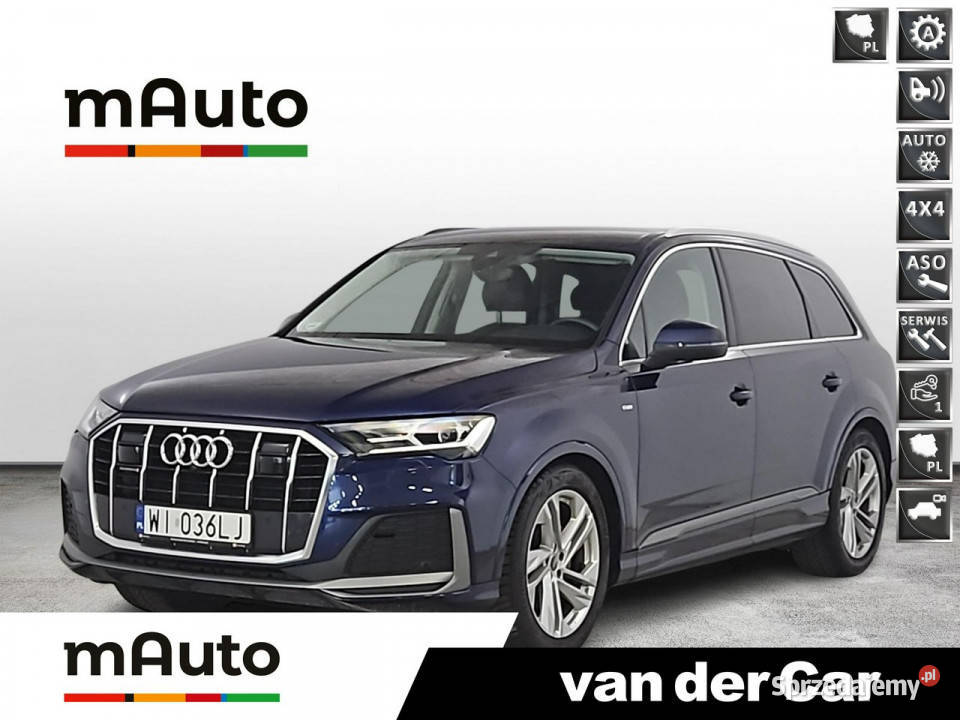 Audi Q7 45 TDI mHEV Quattro S Line Z Polskiego 231KM Warszawa sprzedam