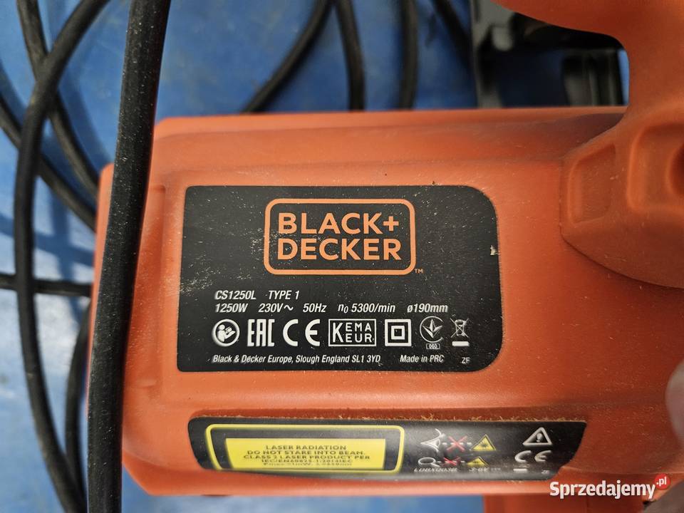 Piła do drewna BlackDecker CS1250L 1250W sprawna lubelskie