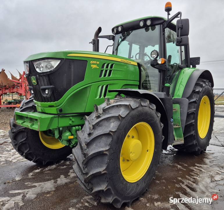 John Deere 6155M nie pracował w rolnictwie Pneumatyka z Niemiec