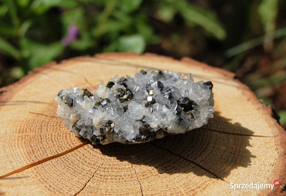 Kryształ górski piryt sfaleryt szczotka łezka Dekoracje i ozdoby lubelskie