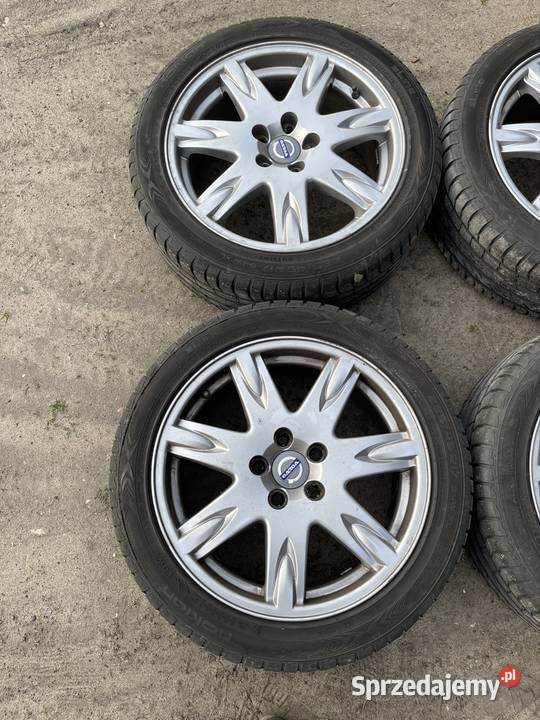 Alufelgi Volvo 17 opony komplet oryginał z S60 Zawiercie sprzedam