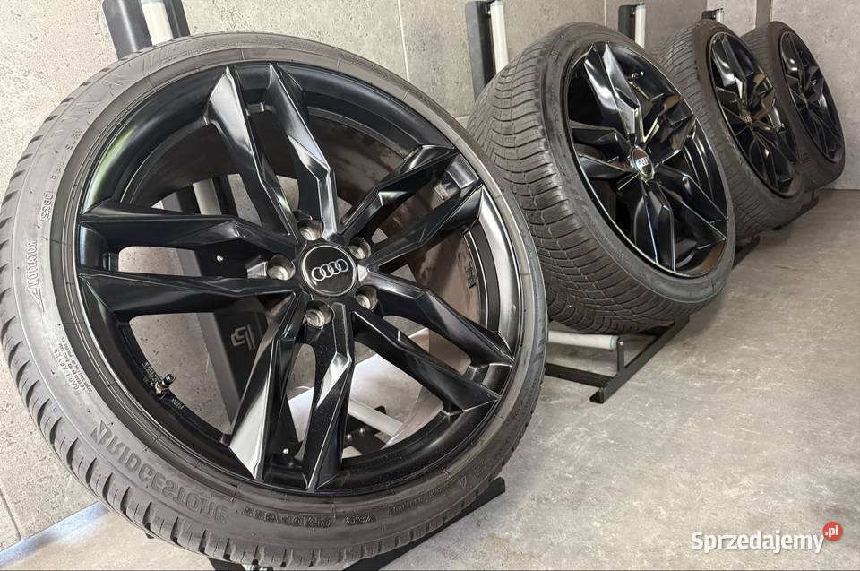 19 Audi A4 felgi koła komplet z oponami 5x112 wielkopolskie Lubasz