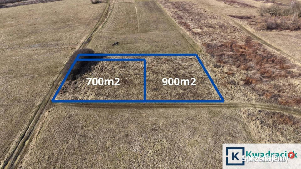 Grunt 900m2 Nowy Glinik utwardzona