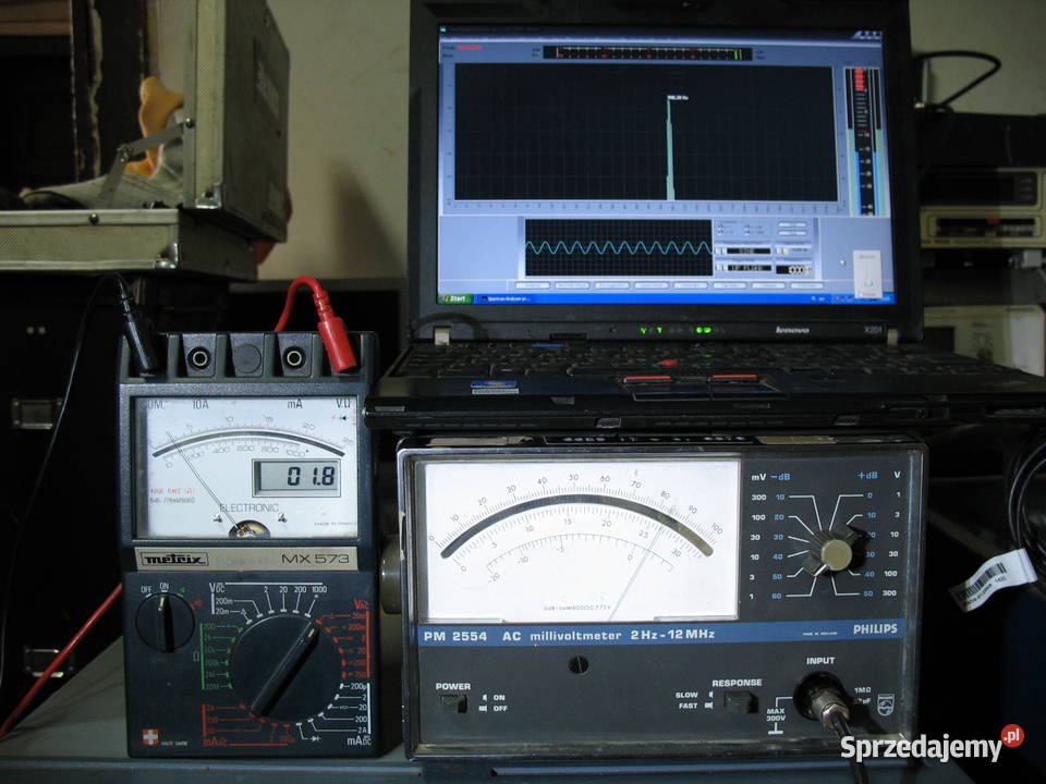 Miliwoltomierz Philips PM 2554 2Hz12MHz Świętochłowice