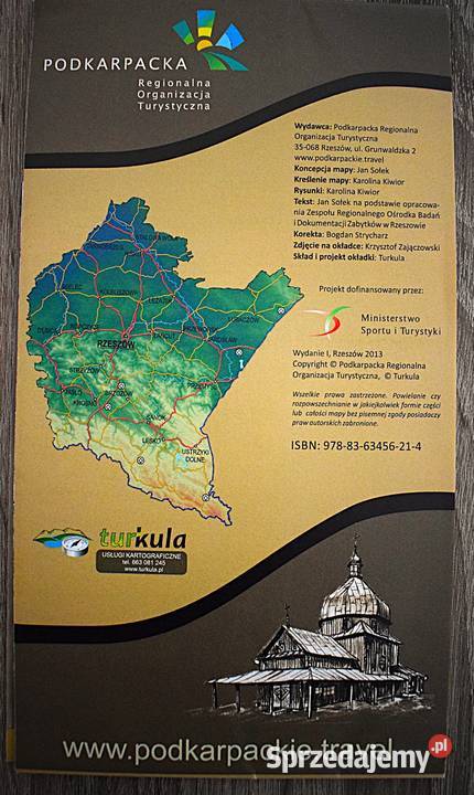 Podkarpackie Szlak Architektury Drewnianej mapa Chełmno