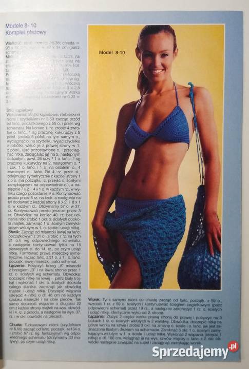 Dama w swetrze 72005 szydełko