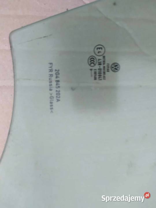 Szyba przednia boczna VW POLO VI 2018 Rok produkcji 2018 Góra