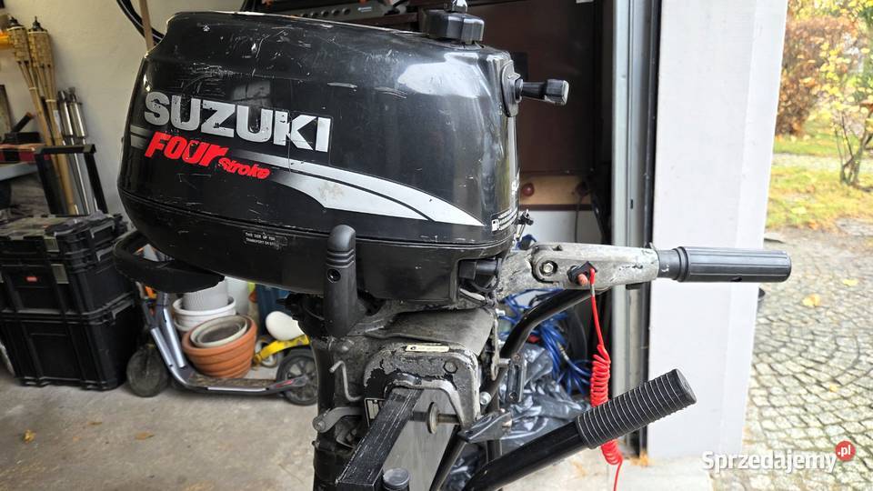 Silnik zaburtowy SUZUKI DF5 5 serwisie pierwszy Żeglarstwo Olesno