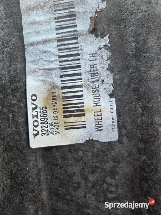 Nadkole lewe lewy tył tylne Volvo XC40 32289665